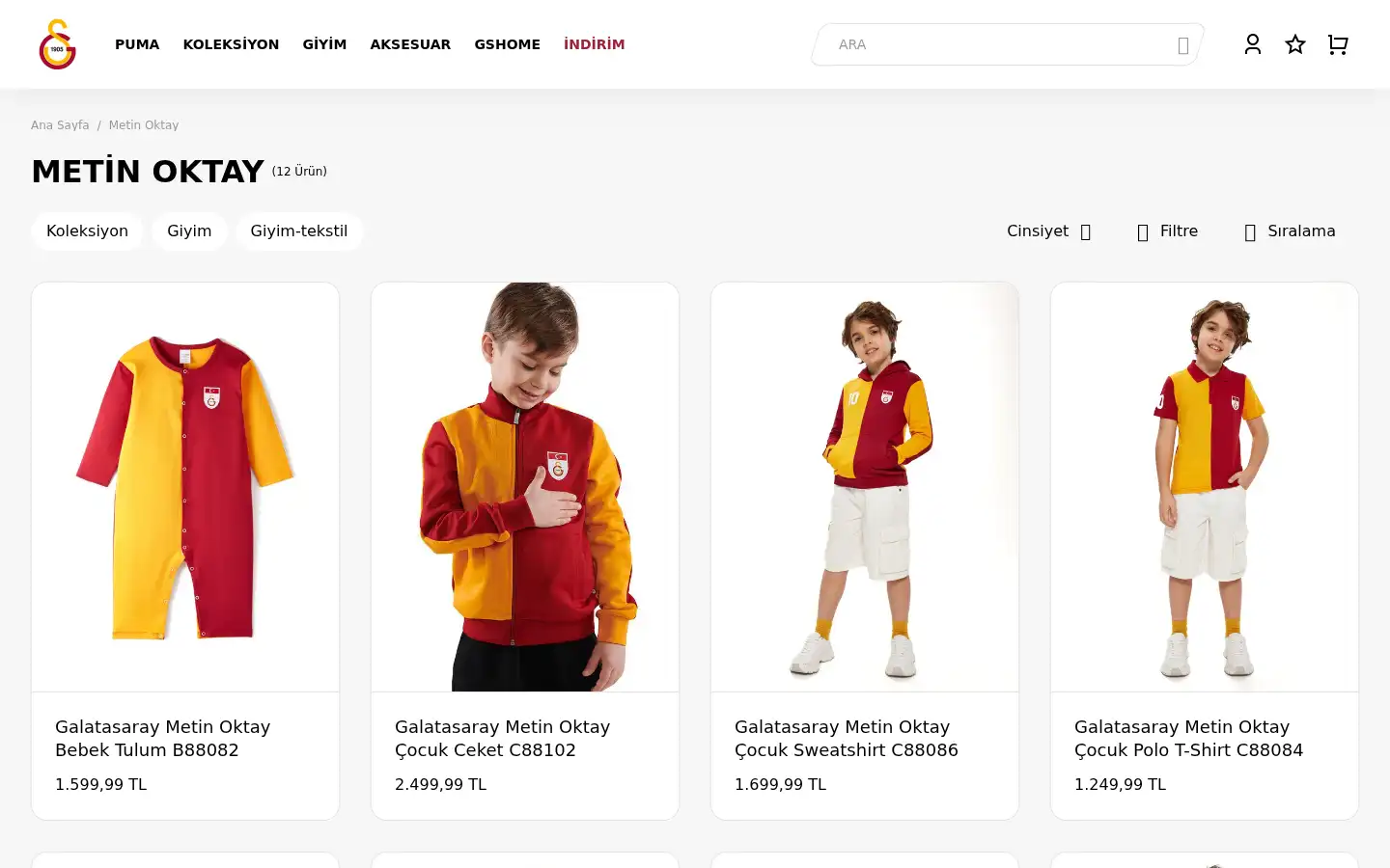 Screenshot of gsstore.org