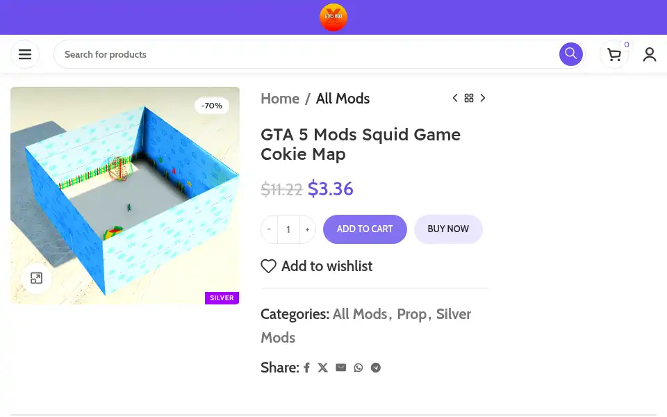 Screenshot of gta5modx.com