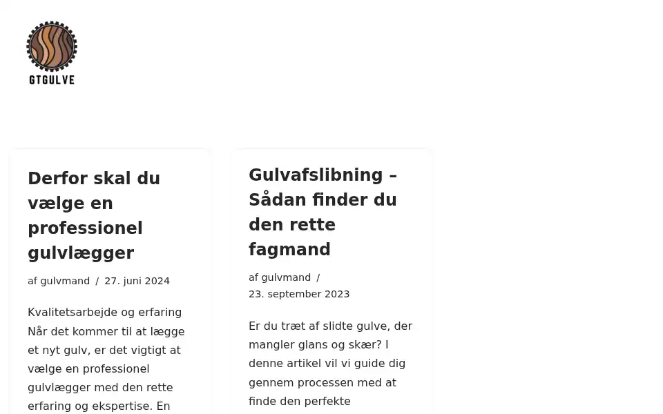 Screenshot of gtgulve.dk