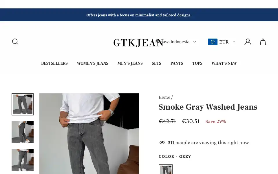 Screenshot of gtkjean.com
