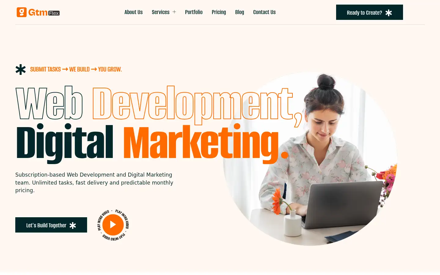 Screenshot of gtmflex.com