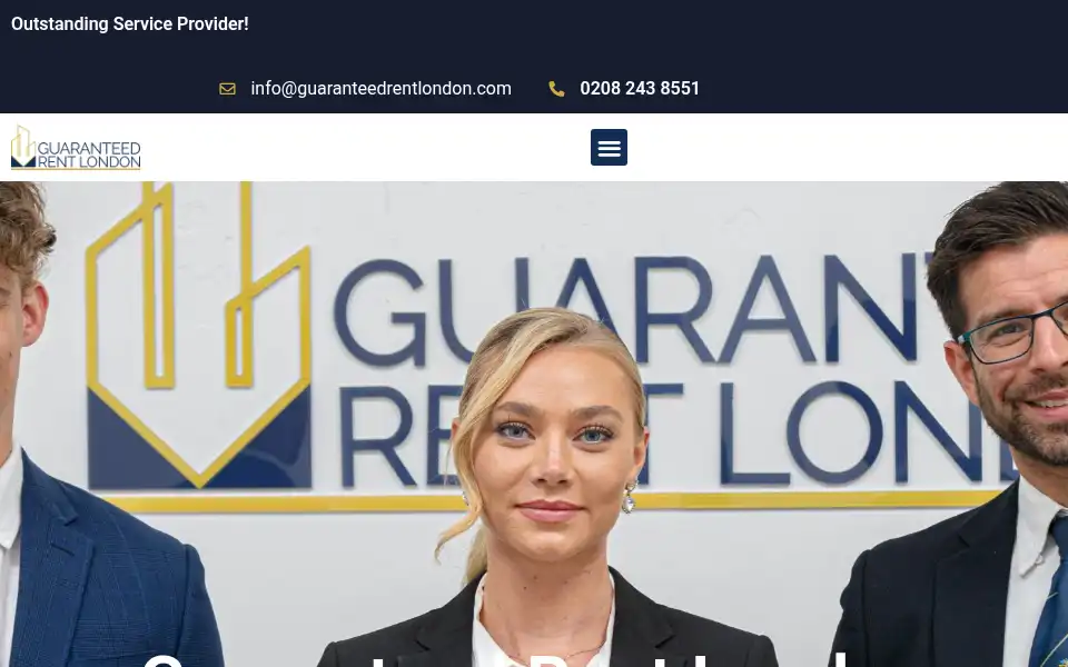 Screenshot of guaranteedrentlondon.com