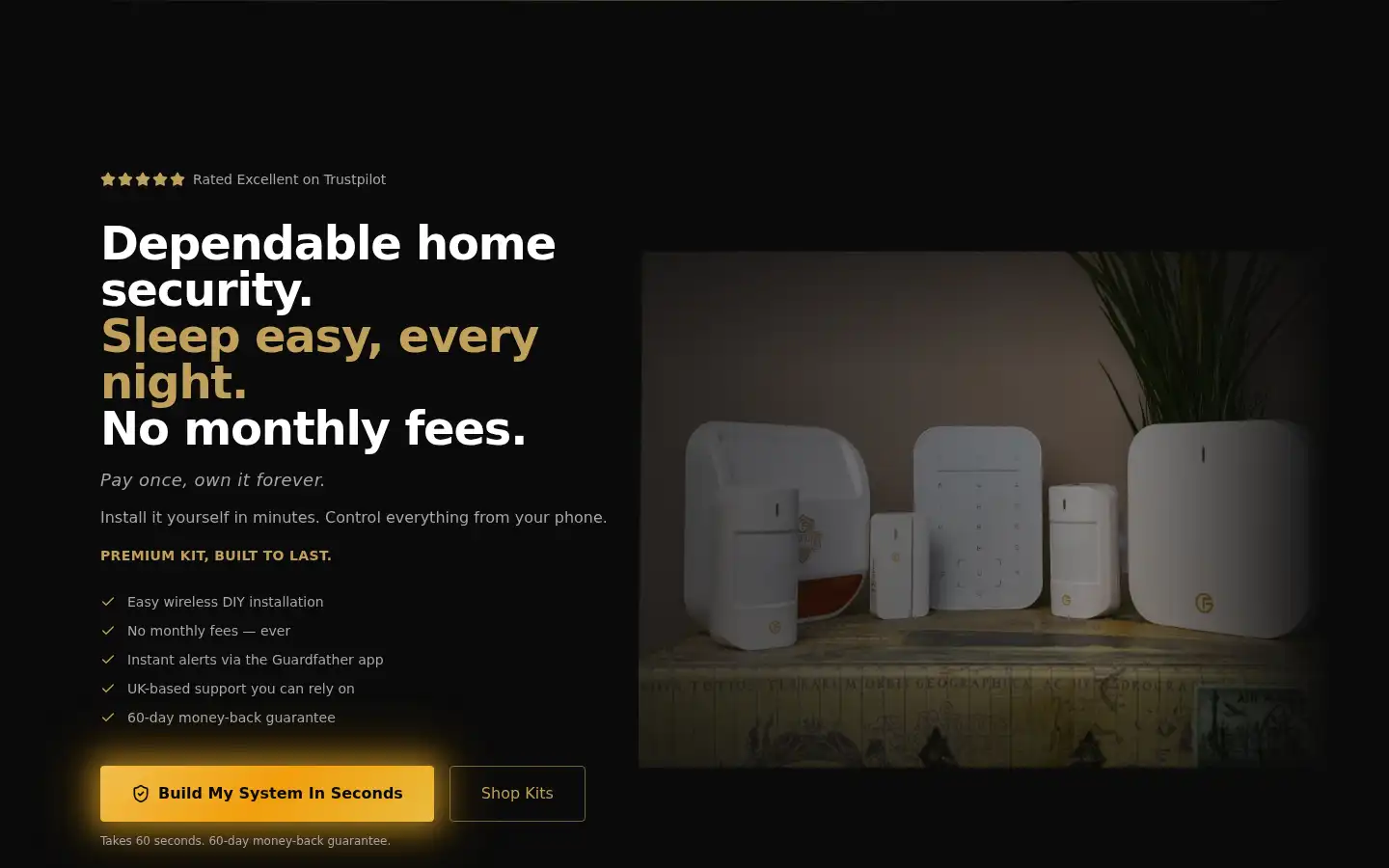 Screenshot of guardfather.co.uk