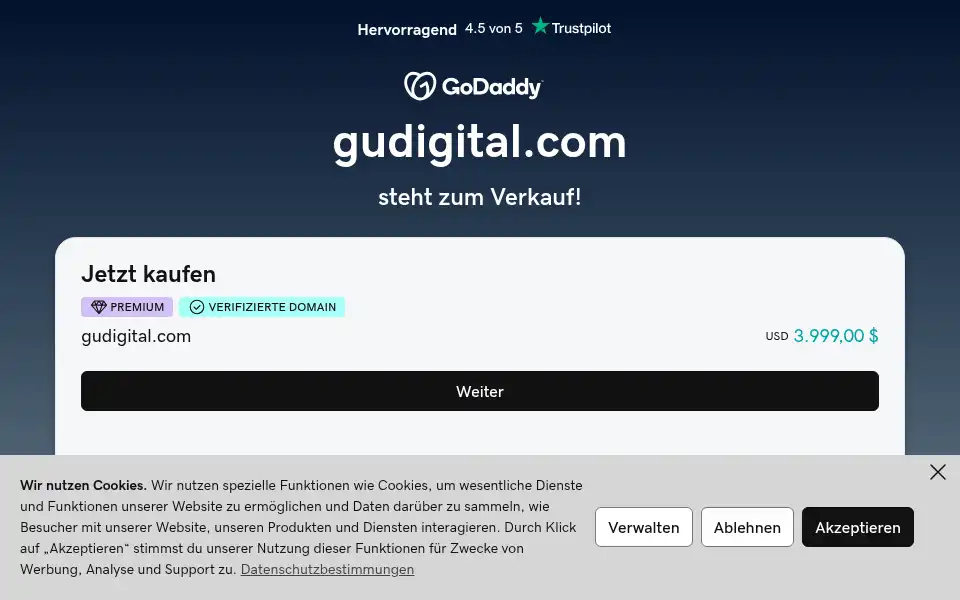 Screenshot of gudigital.com