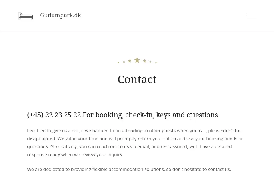 Screenshot of gudumpark.dk
