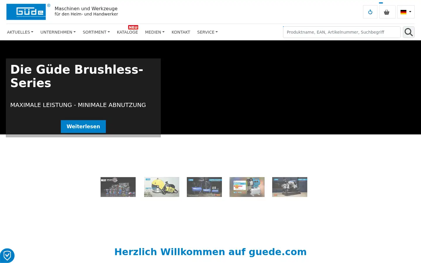 Screenshot of guede.com