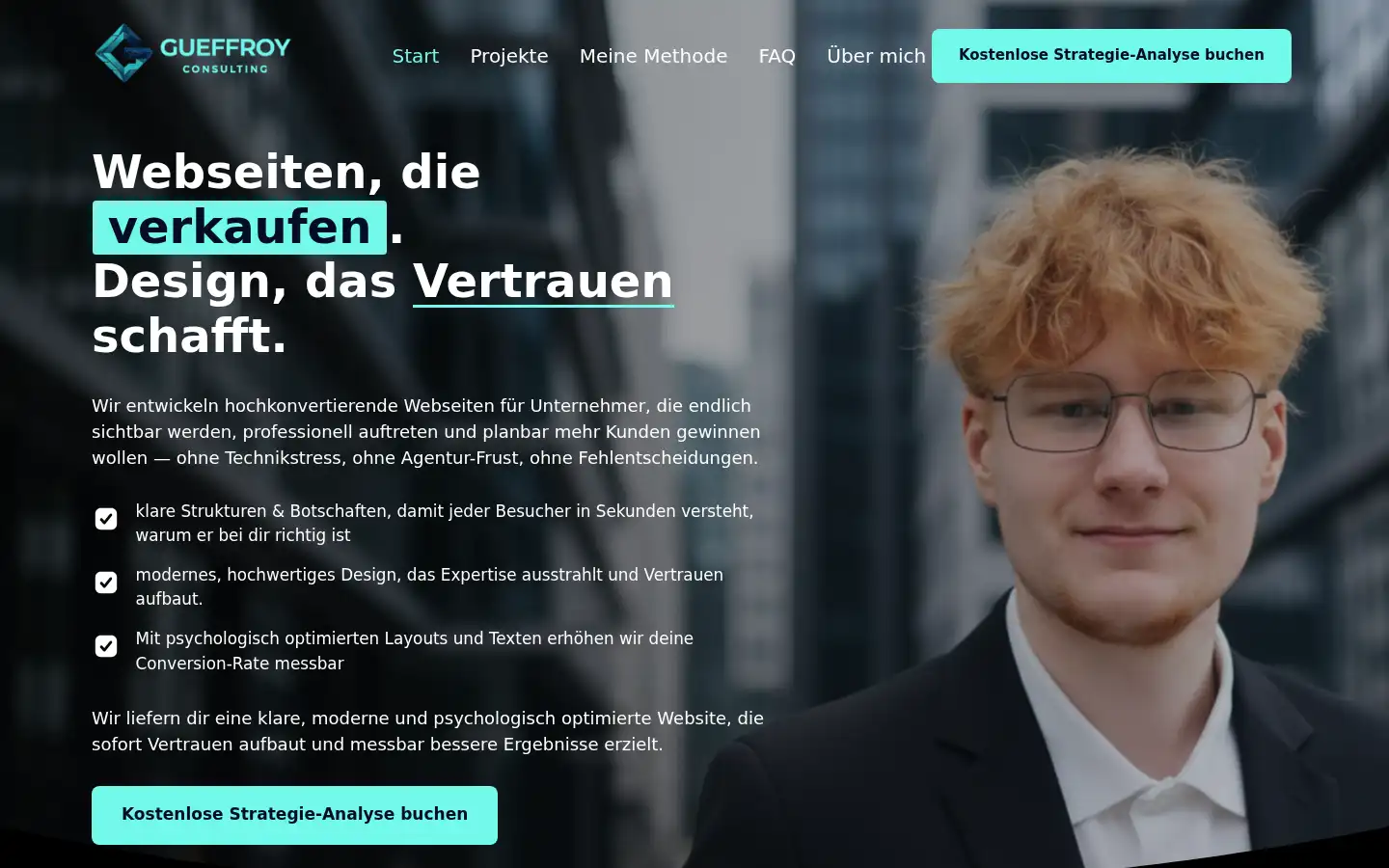 Screenshot of gueffroyconsulting.de