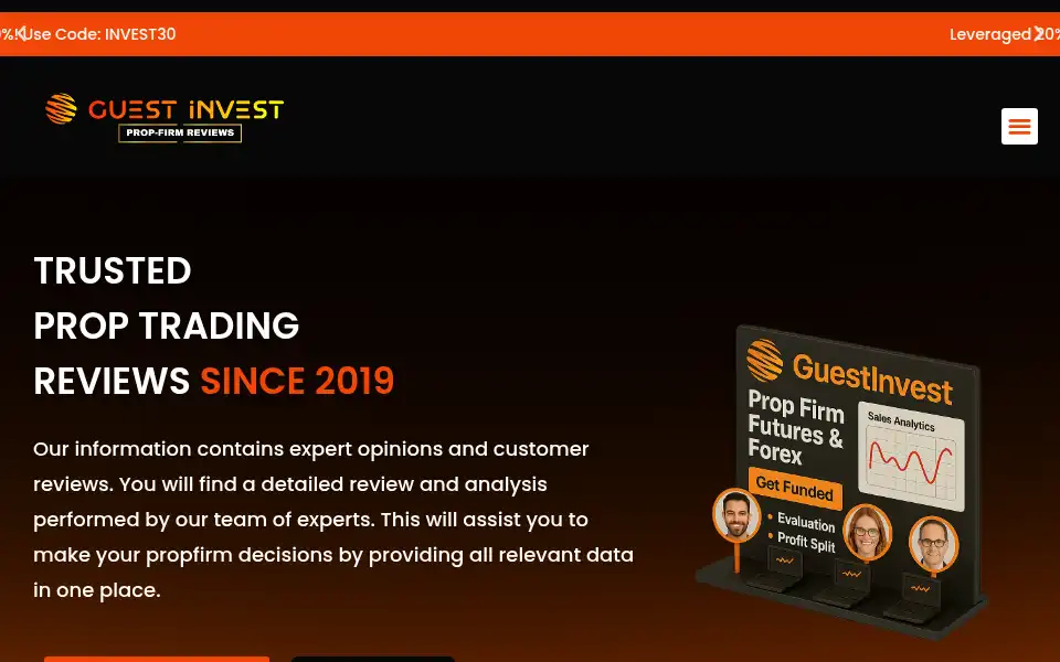 Screenshot of guestinvest.com