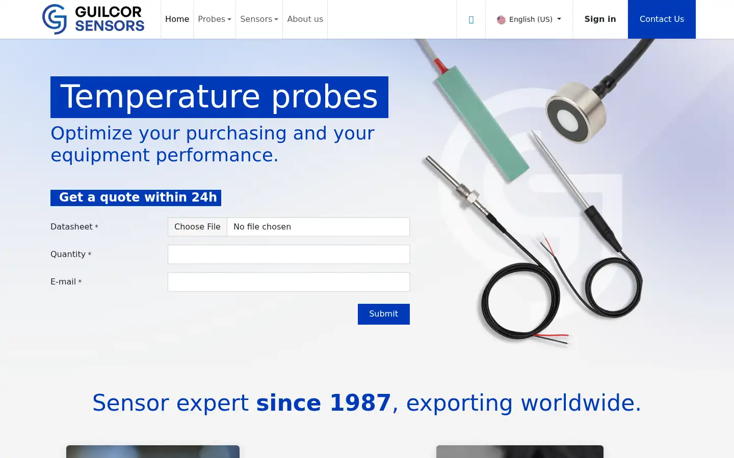 Screenshot of guilcor.com
