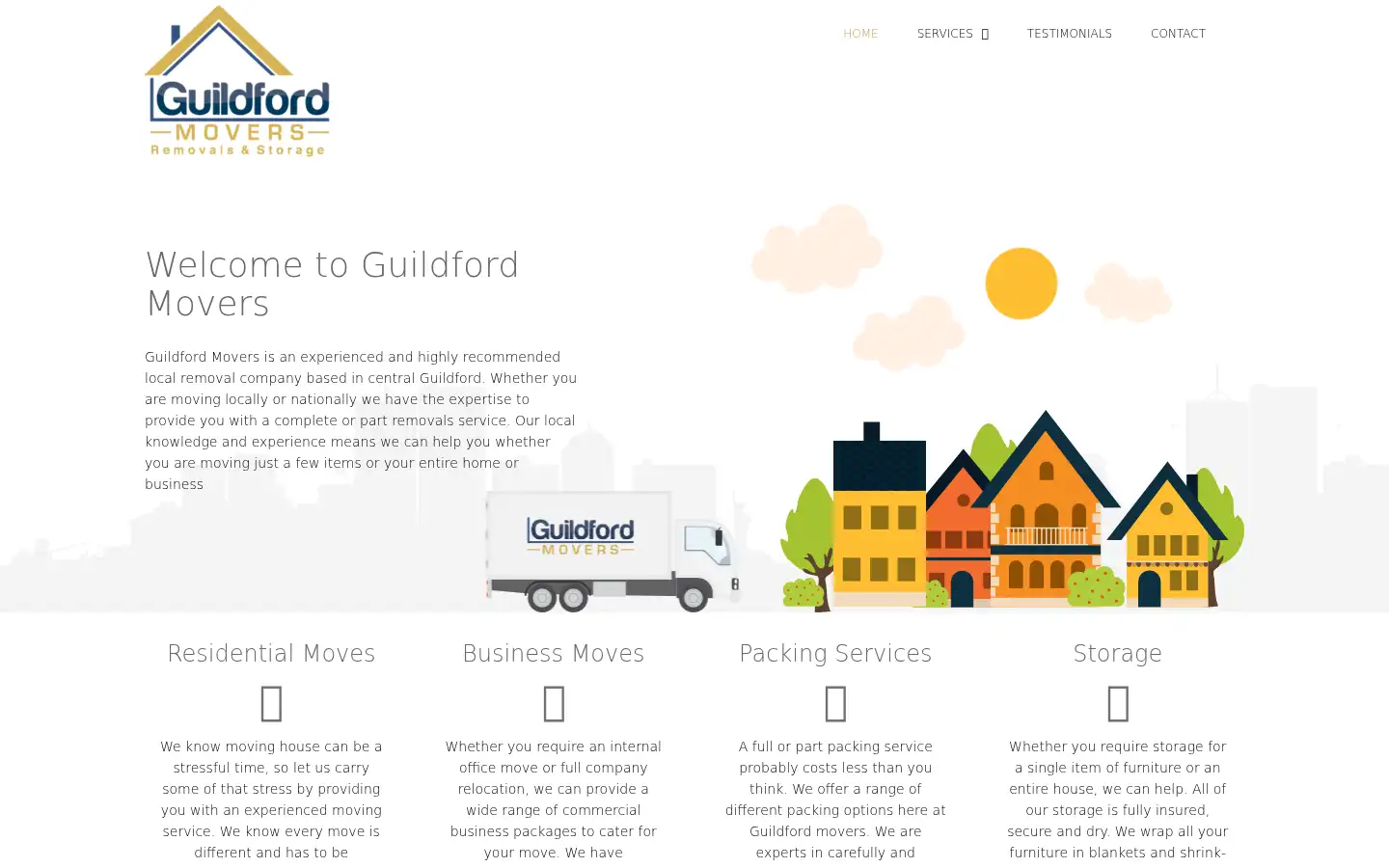 Screenshot of guildfordmovers.com