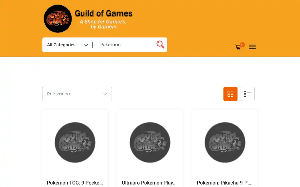 Screenshot of guildofgames.co.uk