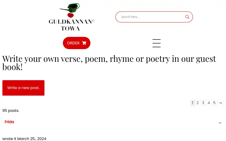 Screenshot of guldkannan.se