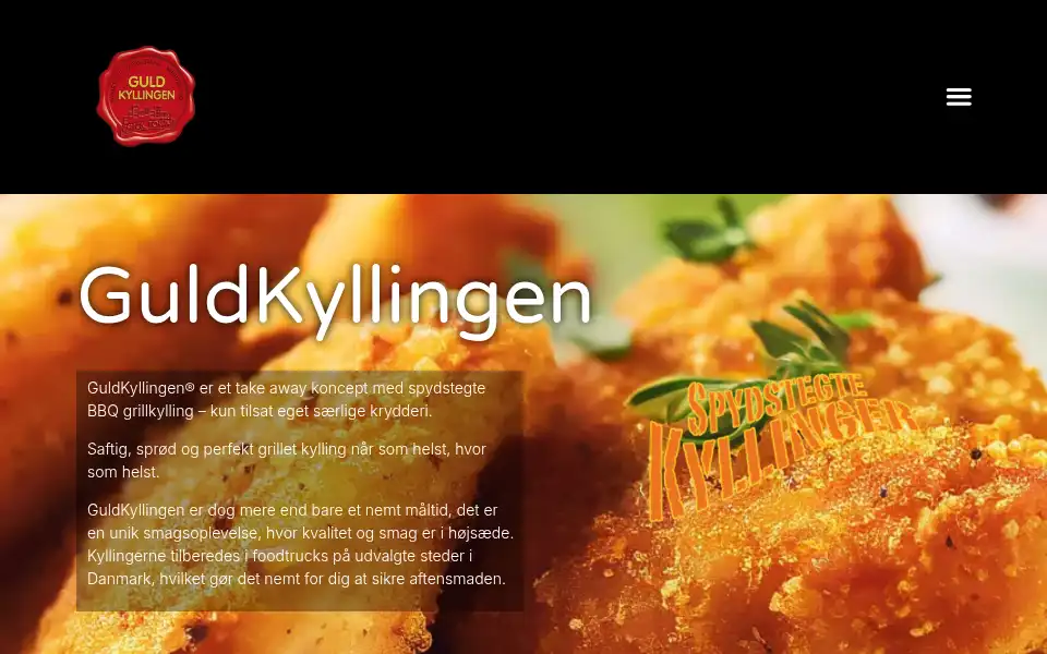 Screenshot of guldkyllingen.dk