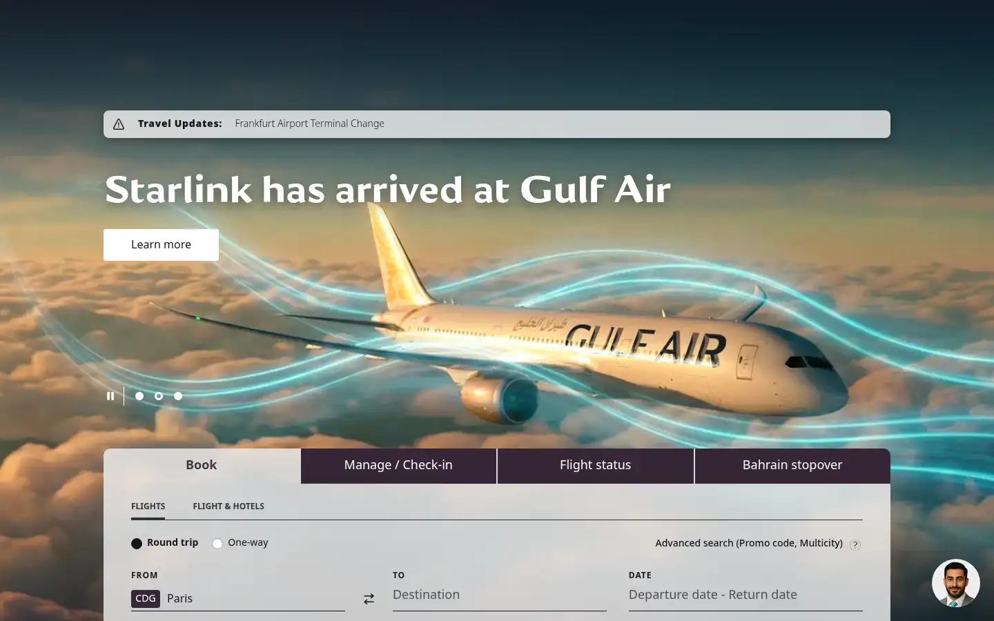 Screenshot of gulfair.com