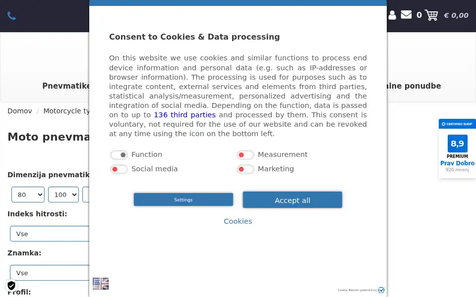 Screenshot of gume-direkt.com