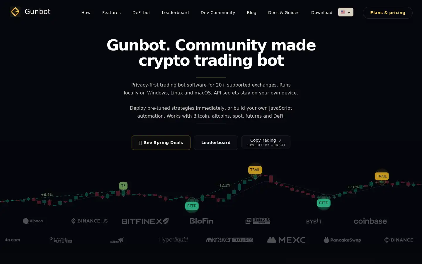 Screenshot of gunbot.com