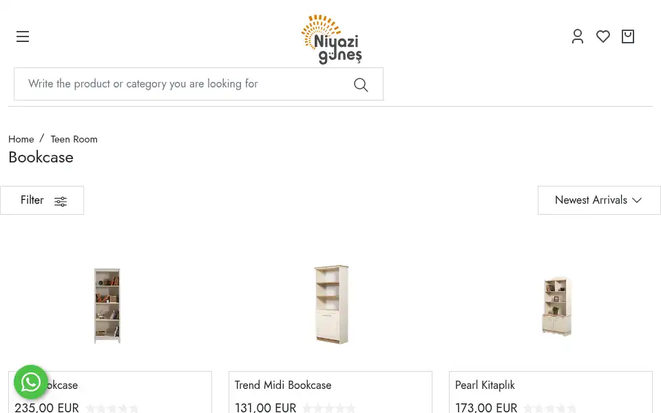 Screenshot of gunesfurniture.com