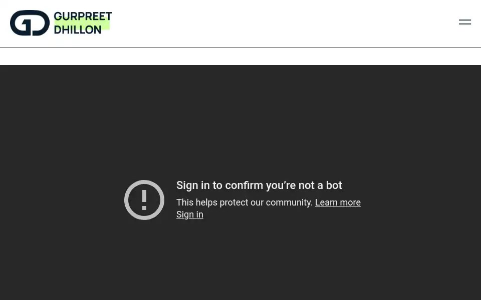 Screenshot of gurpreetdhillon.net