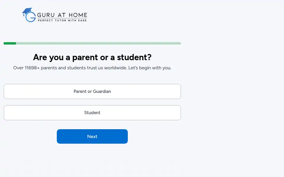 Screenshot of guruathome.org