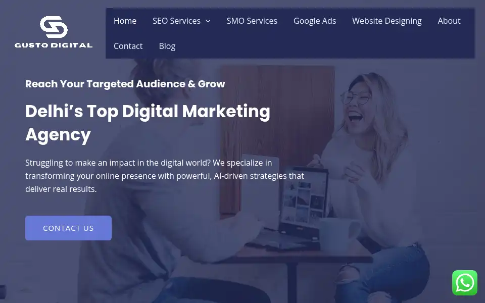 Screenshot of gustodigital.com