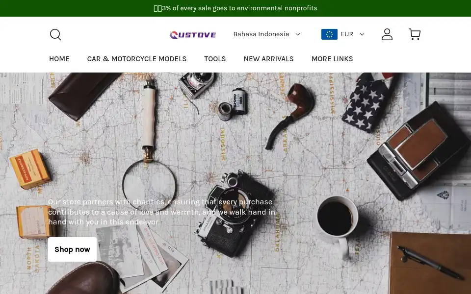Screenshot of gustove.com