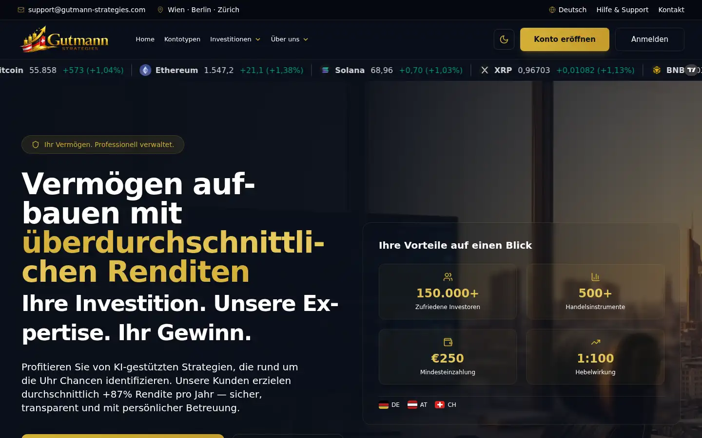 Screenshot of gutmann-strategies.com