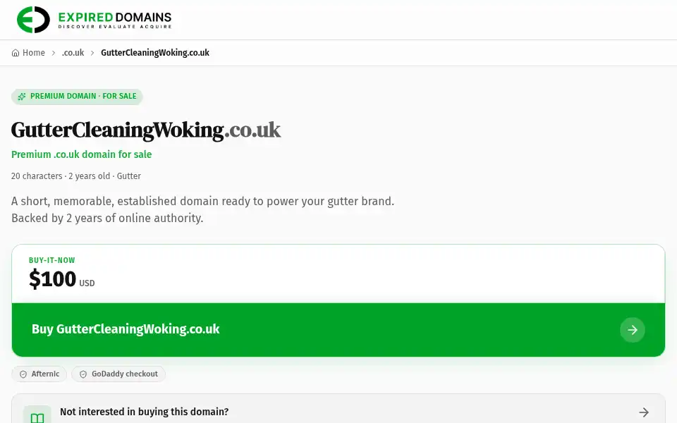 Screenshot of gutterclearsolutions.co.uk