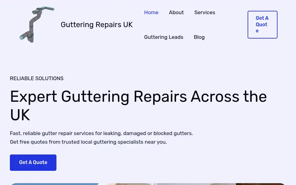 Screenshot of guttering.repair