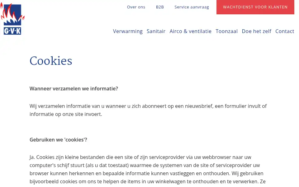 Screenshot of gvknv.be