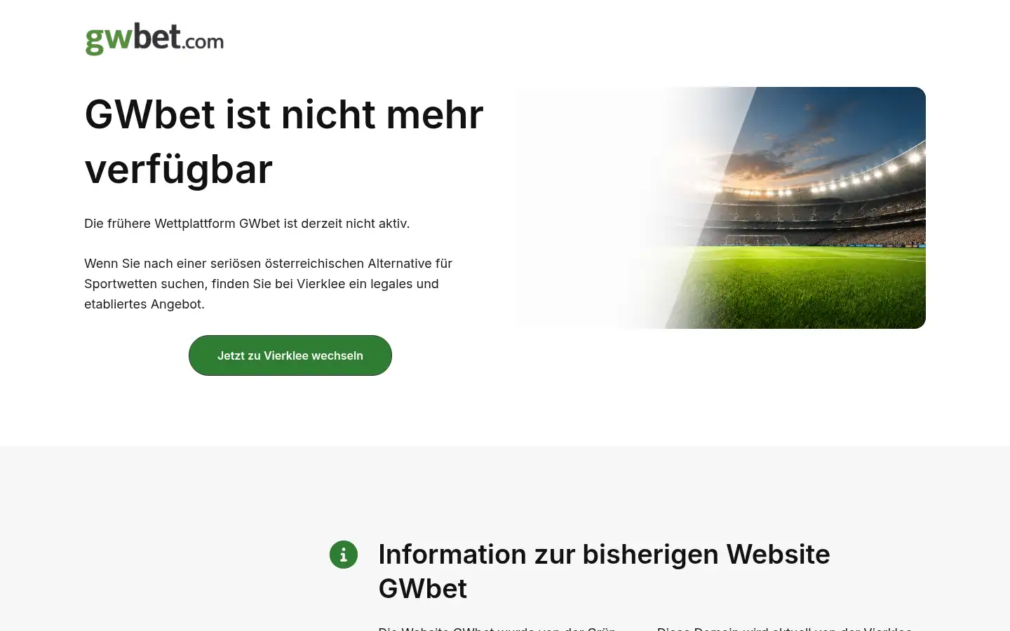 Screenshot of gwbet.com