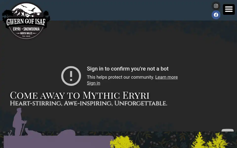 Screenshot of gwerngofisaf.co.uk