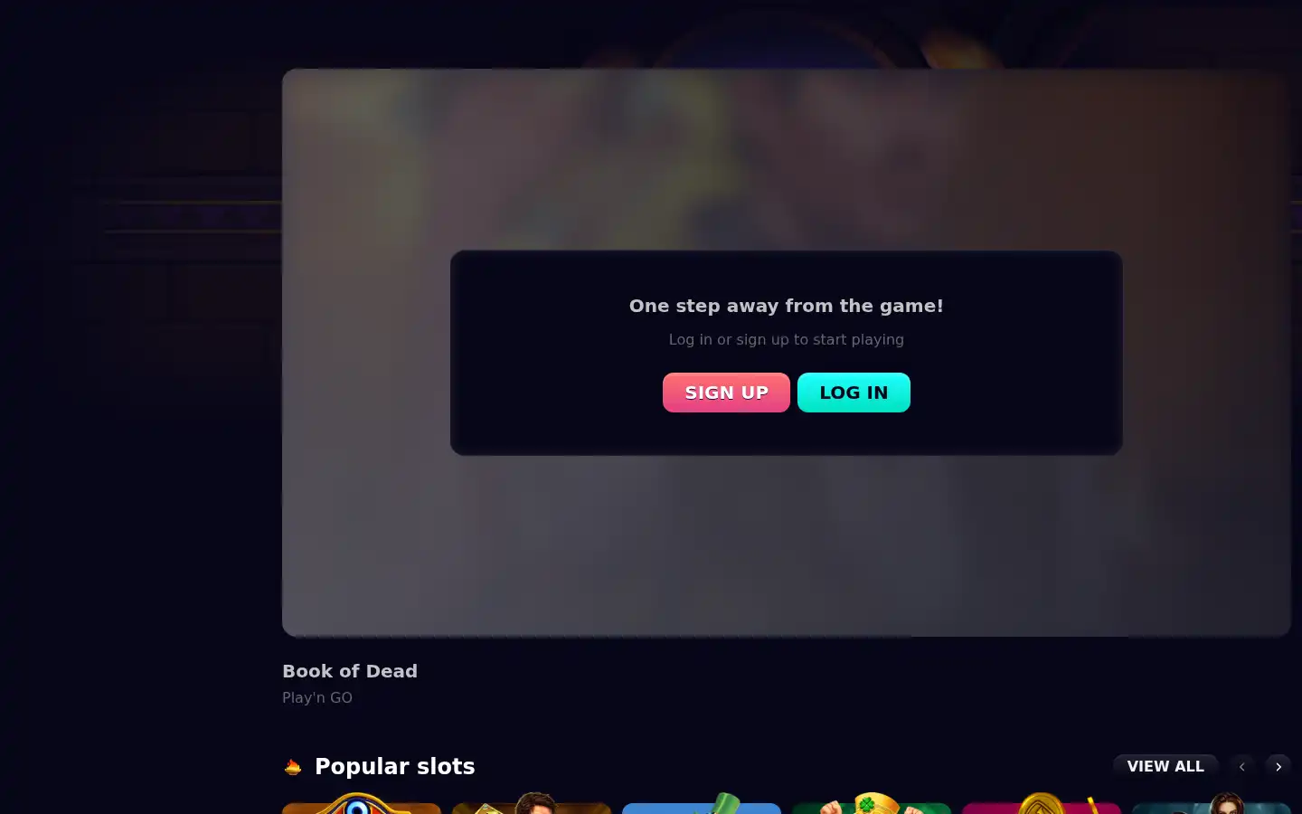 Screenshot of gxmble.io