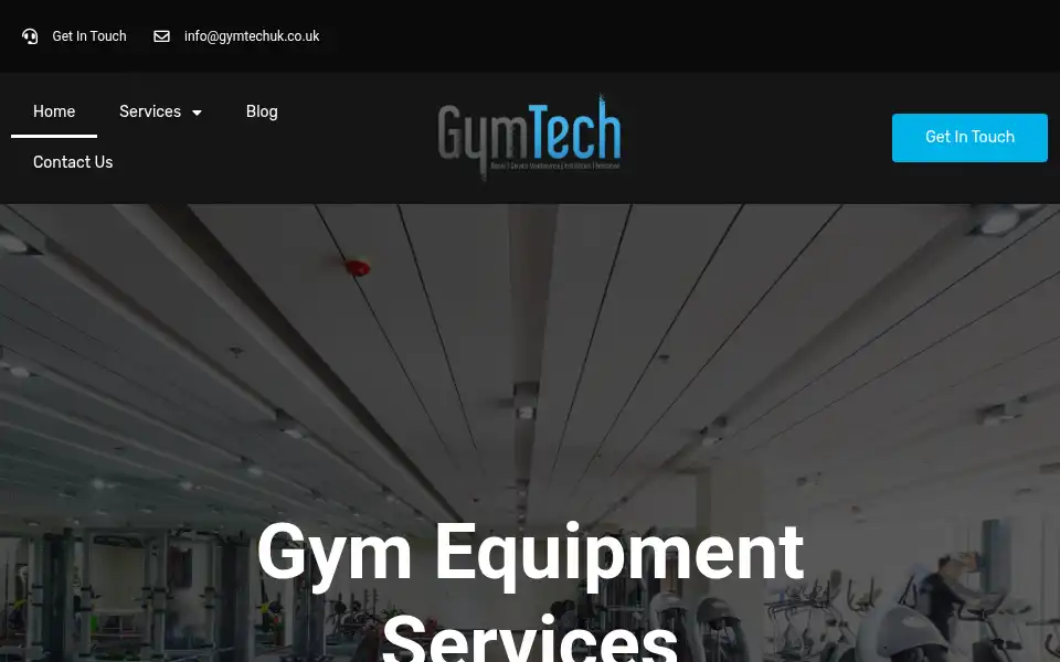 Screenshot of gym-tech.uk.com