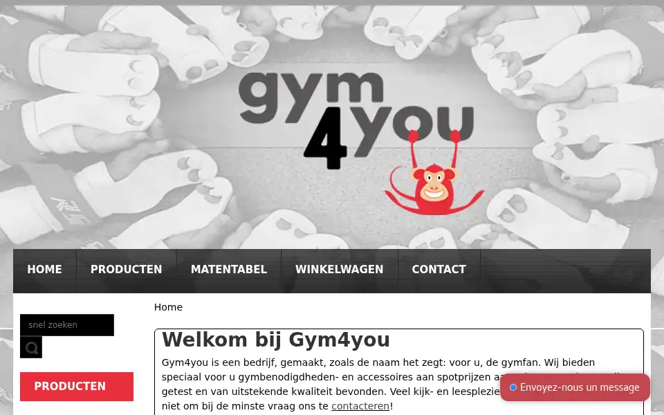 Screenshot of gym4you.be