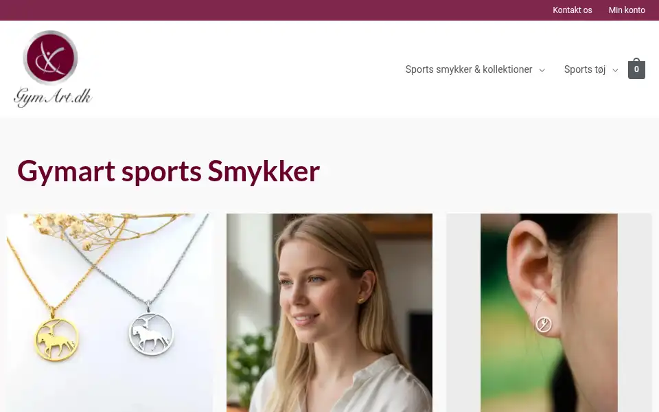 Screenshot of gymart.dk