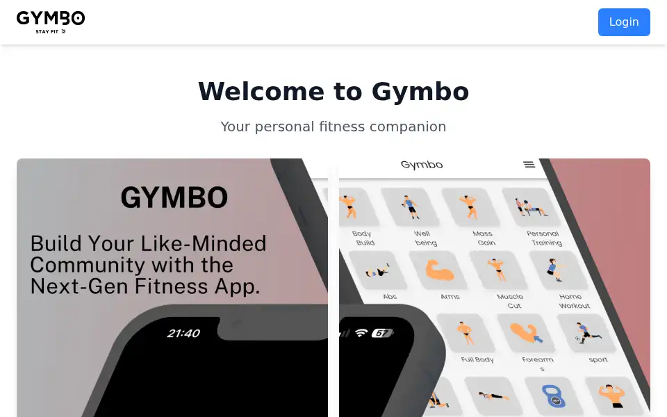 Screenshot of gymbo.co.nz