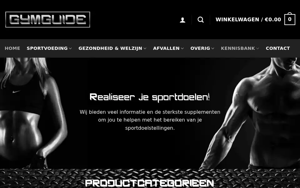 Screenshot of gymguide.nl