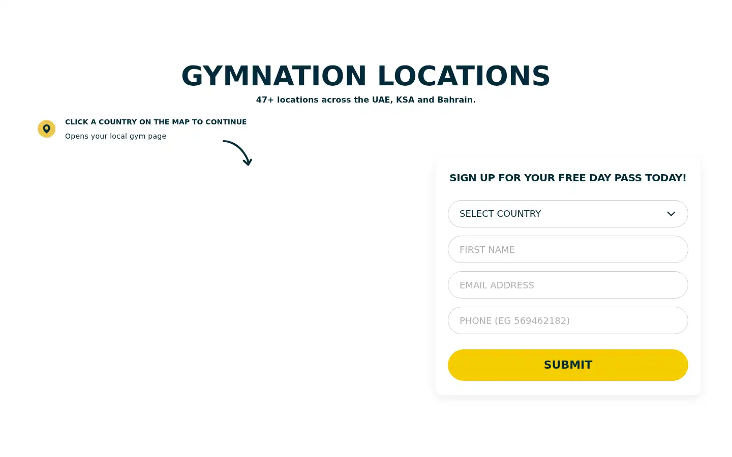 Screenshot of gymnation.com