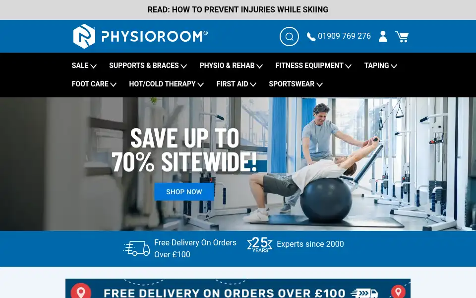 Screenshot of gymroom.com