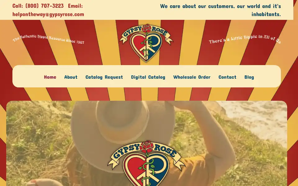 Screenshot of gypsyrose.com
