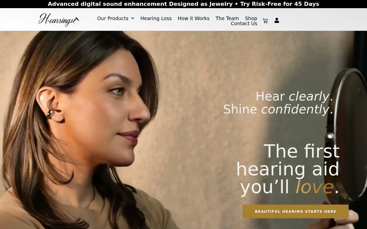 Screenshot of h-earrings.com