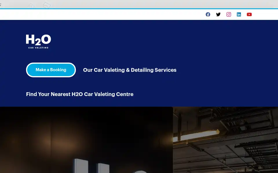 Screenshot of h20carvaleting.com