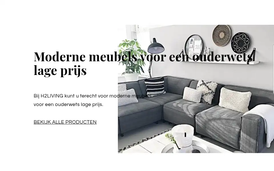 Screenshot of h2living.nl