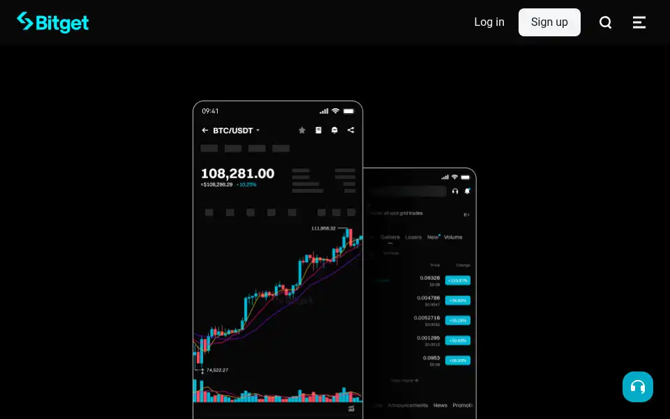 Screenshot of h5.bitget.com