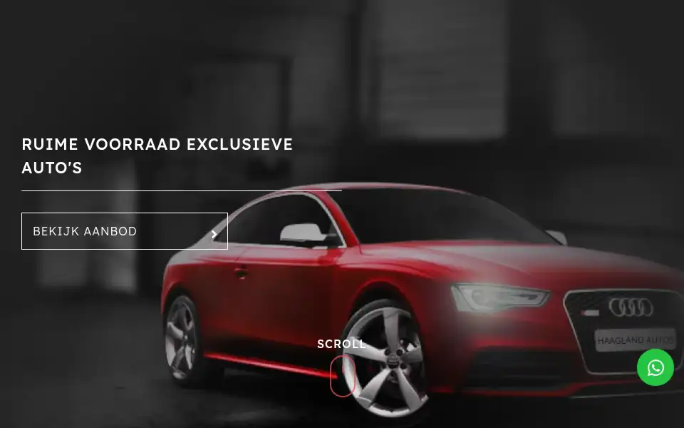 Screenshot of haaglandautos.nl