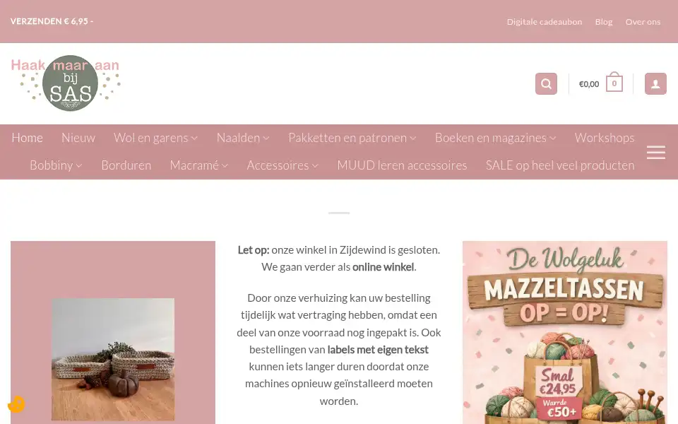Screenshot of haakmaaraanbijsas.nl