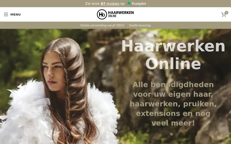 Screenshot of haarwerkenonline.be