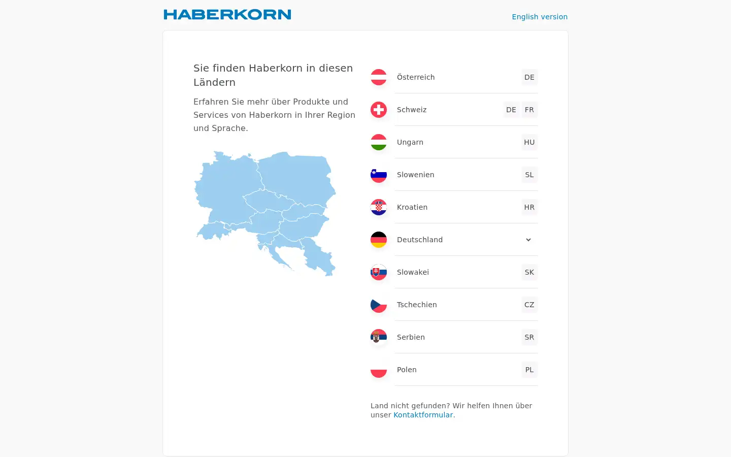 Screenshot of haberkorn.com