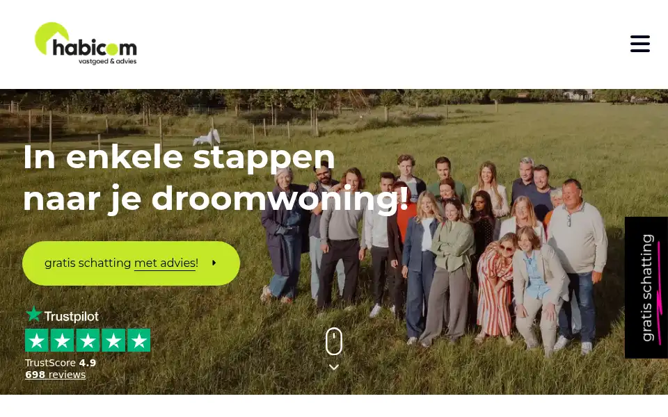 Screenshot of habicom.be
