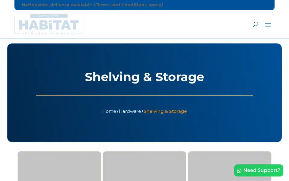 Screenshot of habitatpotch.co.za